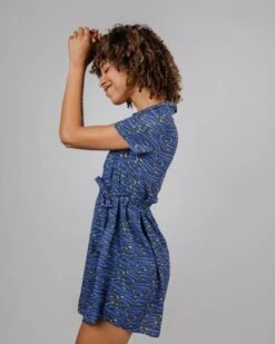 Brava Fabrics Midi Dress Jalapeño Purple -Brava Clothing Shop Product ProductPropertyID 144345164