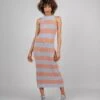 Brava Fabrics Dress Knitted Long Stripes Orangine Blue & Orange 1 Brava Fabrics Dress Knitted Long Stripes Orangine Blue & Orange -Brava Clothing Shop Product ProductPropertyID 145164188