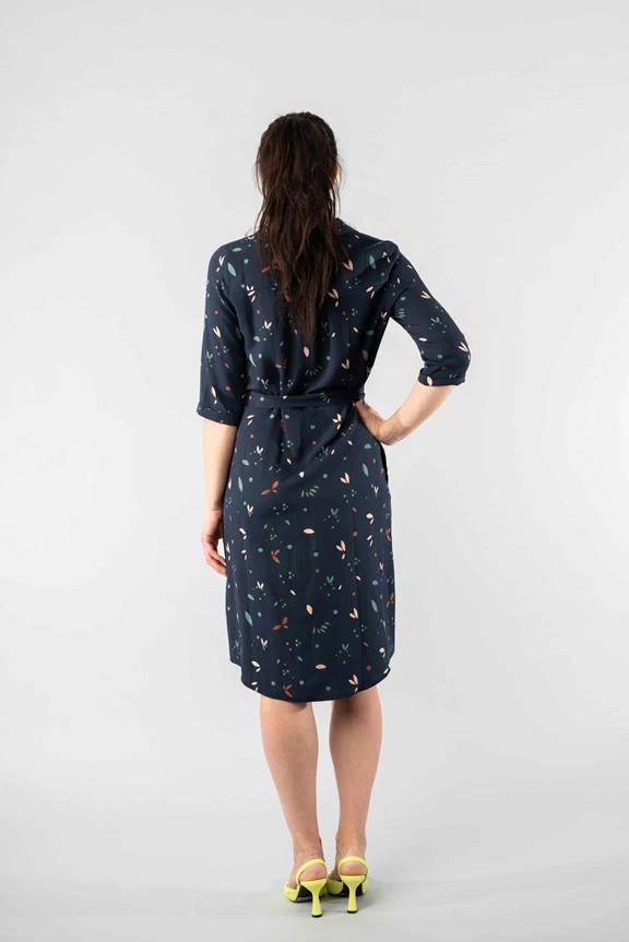 Dress Merel Graphics Navy Blue 7 Dress Merel Graphics Navy Blue - Image 5