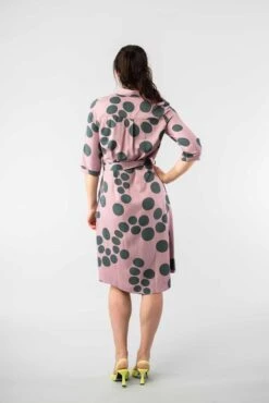 Dress Merel Lila Circle Pink -Brava Clothing Shop Product ProductPropertyID 145164387