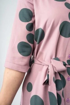 Dress Merel Lila Circle Pink -Brava Clothing Shop Product ProductPropertyID 145164389