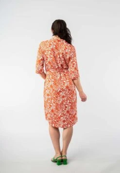 Dress Merel Flowers Red -Brava Clothing Shop Product ProductPropertyID 145164401