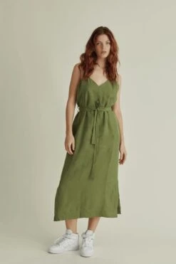 Komodo Dress Slip Iman Khaki Green