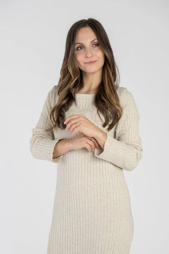 Midi Dress With Long Slit White 8 Midi Dress With Long Slit White - Image 6