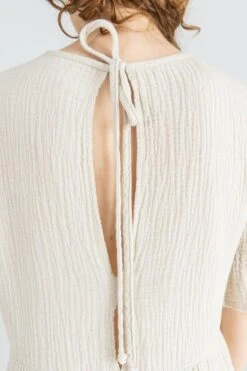 Dress Short Muslin Beige -Brava Clothing Shop Product ProductPropertyID 147832320