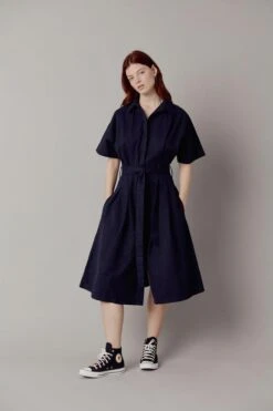 Komodo Dress Ashes Navy Blue