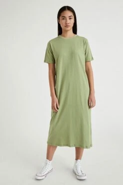 Dress Short-Sleeved Green