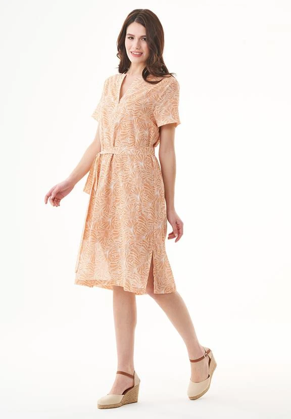Voile Dress Flower Light Brown 4 Voile Dress Flower Light Brown - Image 2