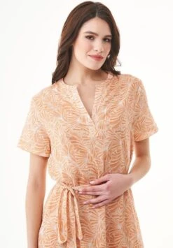 Voile Dress Flower Light Brown 9 Voile Dress Flower Light Brown -Brava Clothing Shop Product ProductPropertyID 149912428