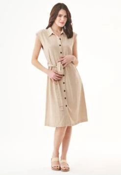 Dress Nature Sand Beige -Brava Clothing Shop Product ProductPropertyID 149912648