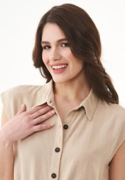 Dress Nature Sand Beige -Brava Clothing Shop Product ProductPropertyID 149912651