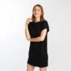 T-Shirt Dress Loose Black -Brava Clothing Shop Product ProductPropertyID 150032446
