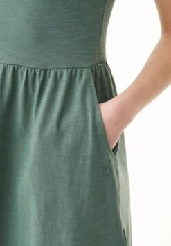 Dress Jersey Slub Green Tea -Brava Clothing Shop Product ProductPropertyID 150464587