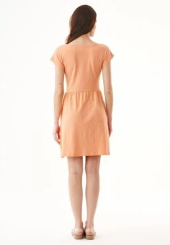 Dress Jersey Slub Shell Coral Orange -Brava Clothing Shop Product ProductPropertyID 150464596