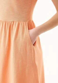 Dress Jersey Slub Shell Coral Orange -Brava Clothing Shop Product ProductPropertyID 150464597