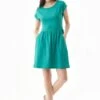 Dress Jersey Slub Emerald Green -Brava Clothing Shop Product ProductPropertyID 150464614