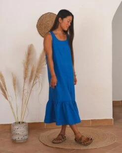 Dress Frill Lapis Blue