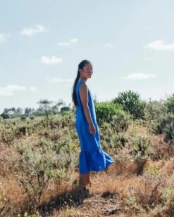 Dress Frill Lapis Blue -Brava Clothing Shop Product ProductPropertyID 151319980