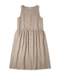 Dress Gathered Almond Beige -Brava Clothing Shop Product ProductPropertyID 151320030