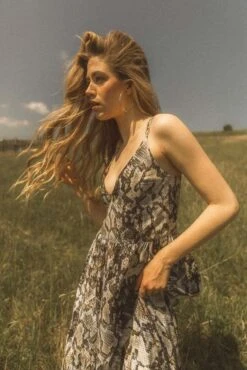 Dress Soraida Python -Brava Clothing Shop Product ProductPropertyID 153268394