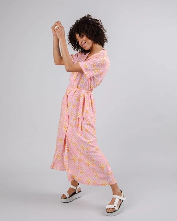 Brava Fabrics Long Dress Dizzy Pink 4 Brava Fabrics Long Dress Dizzy Pink - Image 2