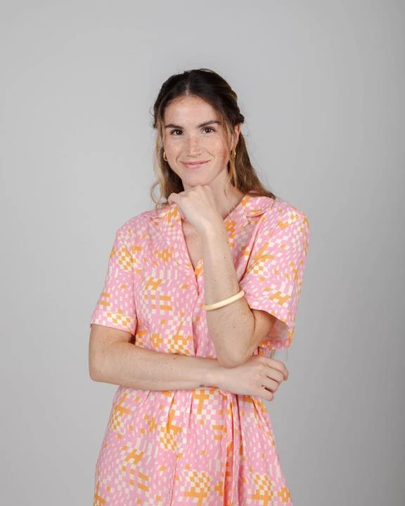 Brava Fabrics Long Dress Dizzy Pink 11 Brava Fabrics Long Dress Dizzy Pink - Image 9