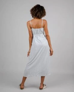 Brava Fabrics Mix Strap Dress White & Kale Green -Brava Clothing Shop Product ProductPropertyID 154055228