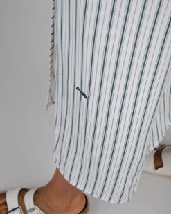 Brava Fabrics Mix Strap Dress White & Kale Green -Brava Clothing Shop Product ProductPropertyID 154055230