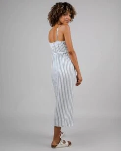 Brava Fabrics Mix Strap Dress White & Kale Green -Brava Clothing Shop Product ProductPropertyID 154055231