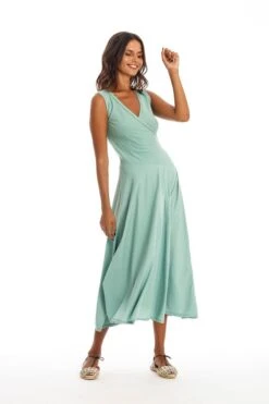 Dress Sleeveless Veronika Cameo Green -Brava Clothing Shop Product ProductPropertyID 156135998