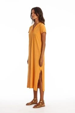 Dress Alexa Gold Sand Yellow -Brava Clothing Shop Product ProductPropertyID 156136607