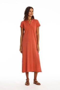 Dress Alexa Earth Red -Brava Clothing Shop Product ProductPropertyID 156136630