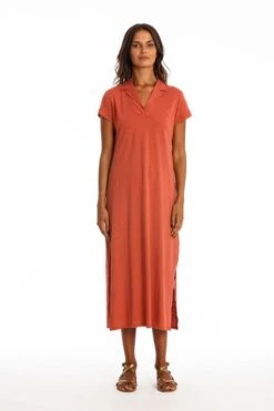 Dress Alexa Earth Red -Brava Clothing Shop Product ProductPropertyID 156136631
