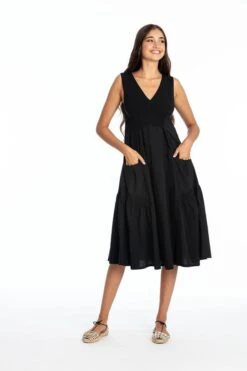 Dress Sleeveless Paola Black -Brava Clothing Shop Product ProductPropertyID 156138618