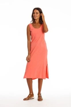 Dress Demi Coral Pink -Brava Clothing Shop Product ProductPropertyID 156138764