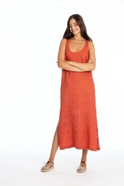 Dress Ariana Terracotta Orange