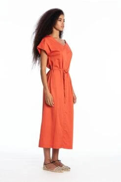 Dress Tessa Terracotta Orange -Brava Clothing Shop Product ProductPropertyID 156138903