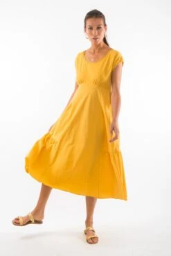 Dress Anne Gold Yellow -Brava Clothing Shop Product ProductPropertyID 156139590