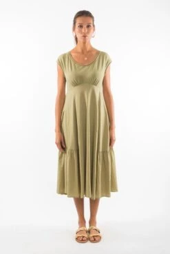 Dress Anne Dark Aloe Green -Brava Clothing Shop Product ProductPropertyID 156139634