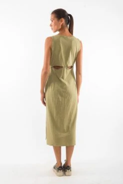 Dress Sleeveless Uma Dark Aloe Green -Brava Clothing Shop Product ProductPropertyID 156140464