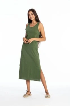 Dress Sleeveless Uma Forest Green -Brava Clothing Shop Product ProductPropertyID 156140540