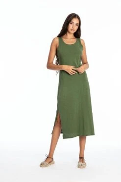 Dress Sleeveless Uma Forest Green -Brava Clothing Shop Product ProductPropertyID 156140541
