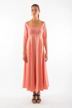 Dress Monica Coral Clay -Brava Clothing Shop Product ProductPropertyID 156140670
