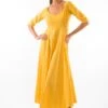 Dress Monica Yellow Gold 2 Dress Monica Yellow Gold -Brava Clothing Shop Product ProductPropertyID 156140696