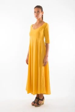 Dress Monica Yellow Gold -Brava Clothing Shop Product ProductPropertyID 156140698
