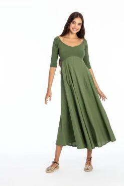 Dress Monica Forest Green