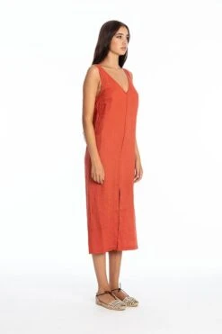 Dress Chlöe Terracotta Orange -Brava Clothing Shop Product ProductPropertyID 156141290