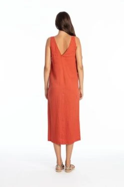 Dress Chlöe Terracotta Orange -Brava Clothing Shop Product ProductPropertyID 156141291