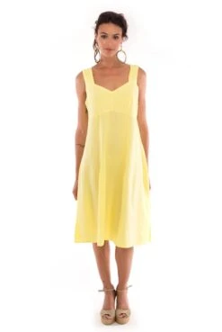 Dress Anouk Lime Yellow -Brava Clothing Shop Product ProductPropertyID 156141374