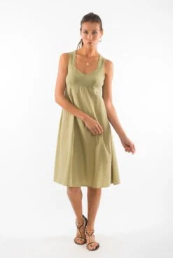 Dress Anouk Dark Aloe Green